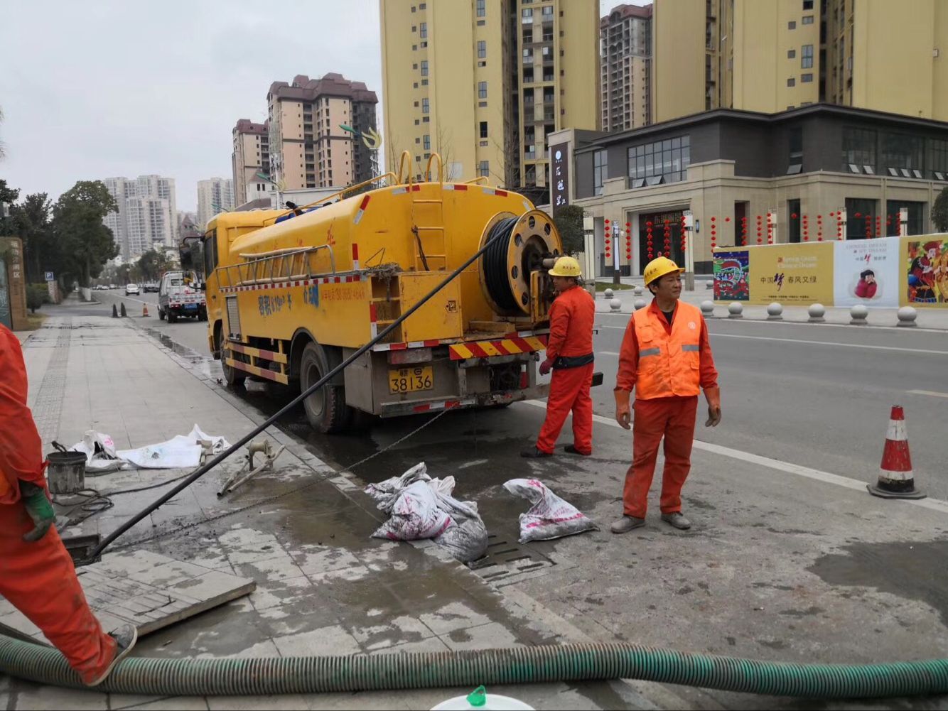 木里排污管道清淤-管道清洗